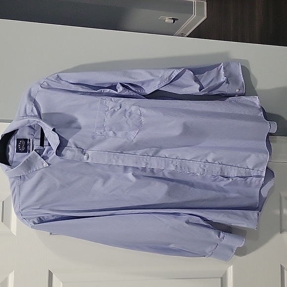 Blue button down long sleeve shirt - Picture 1 of 3